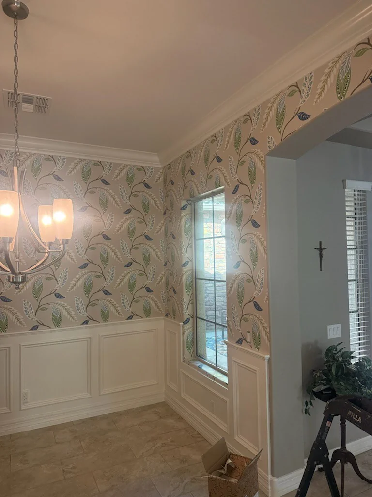 Wallpaper installation project in Seattle